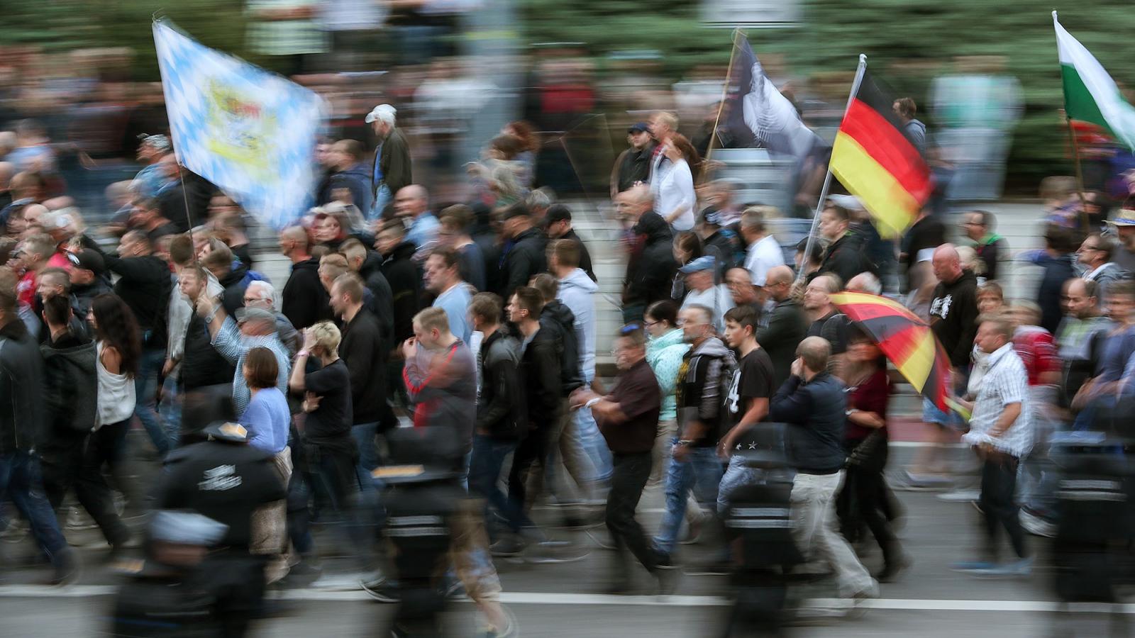 Jobboldali tüntetés Chemnitzben