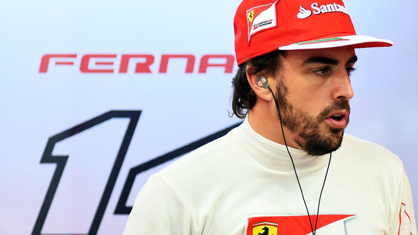 Fernando Alonso a Szingapúri Nagydíjon/Getty Images