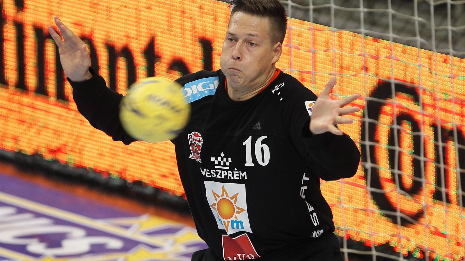 Mikler Roland, a Veszprém kapusa - Fotó: MTI, Kovács Anikó