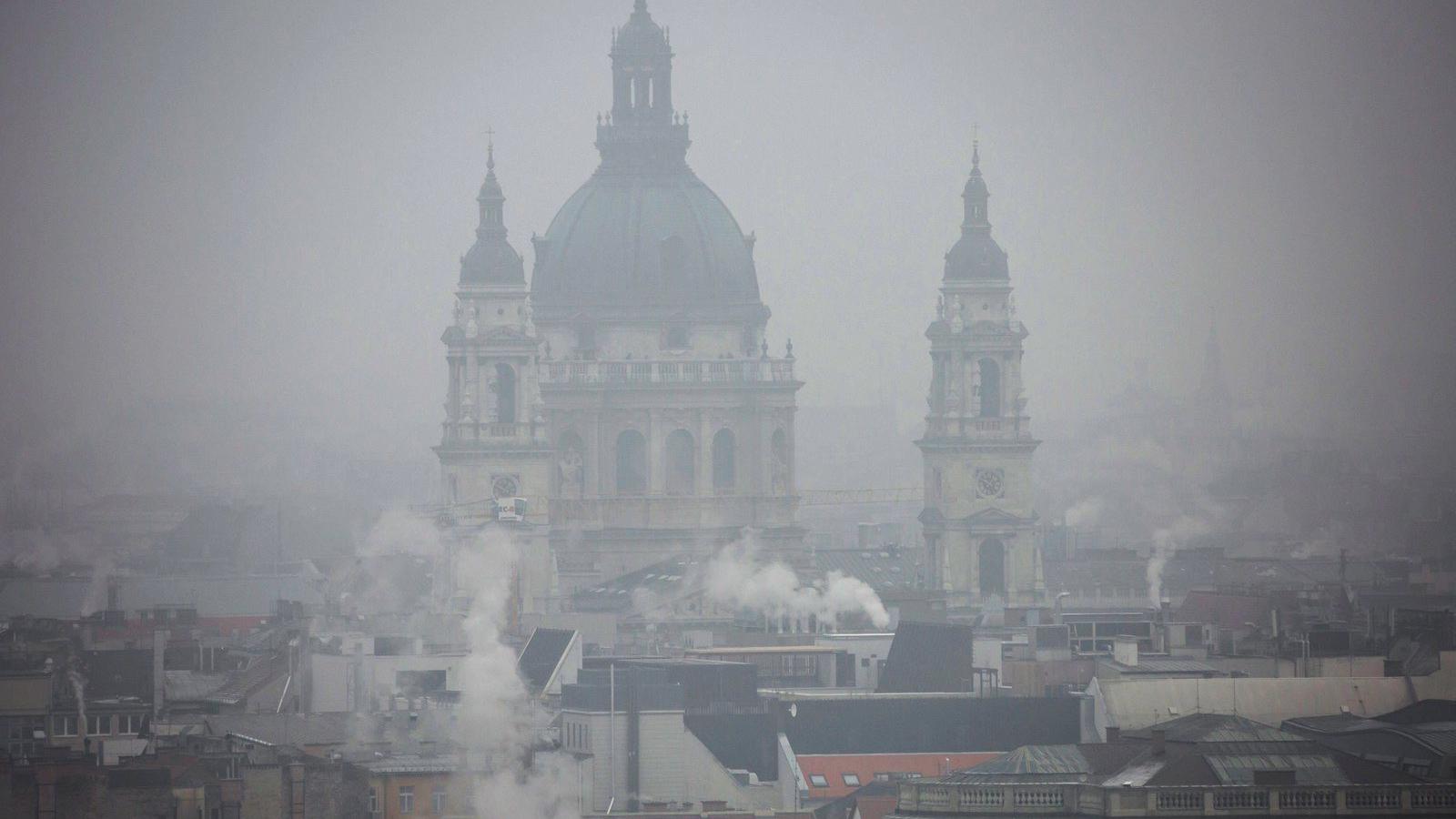 Budapest szmogban fürdik - MTI Fotó: Mohai Balázs