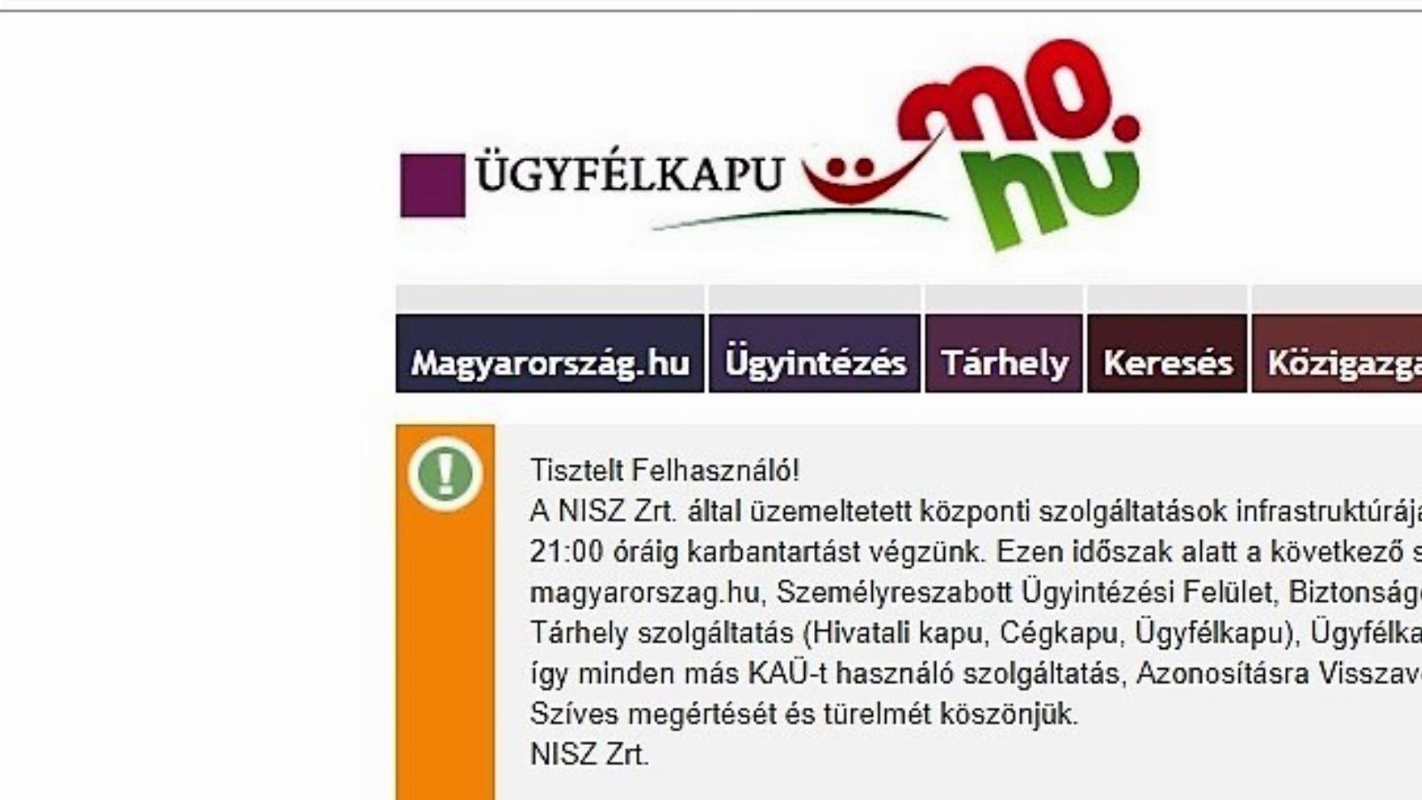 Az állami e-ügyintézéshez ajánlott portál nem biztonságos a Google Chrome szerint