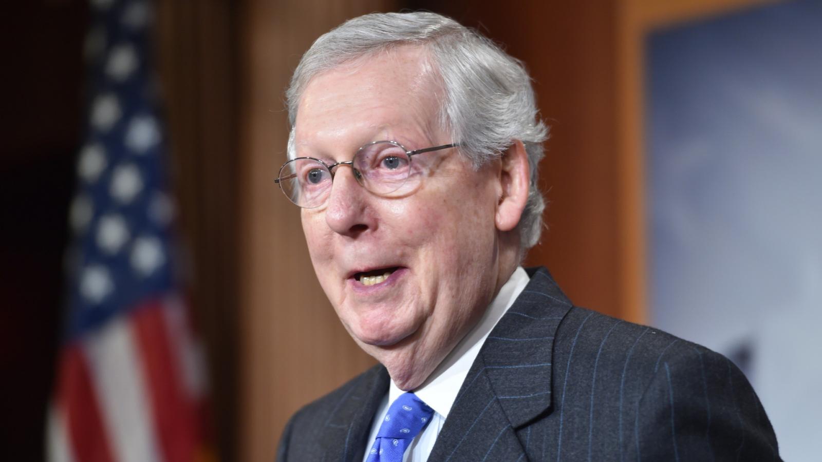 Mitch McConell, a szenátus republikánus frakciójának vezetője