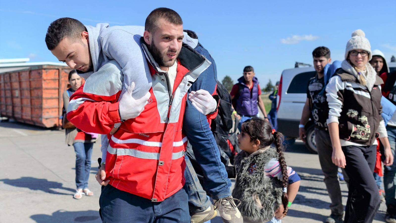 Menekültek az osztrák–magyar határon