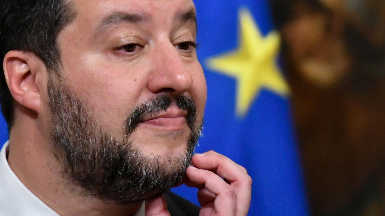 Matteo Salvini olasz belügyminiszter, a Liga vezetője