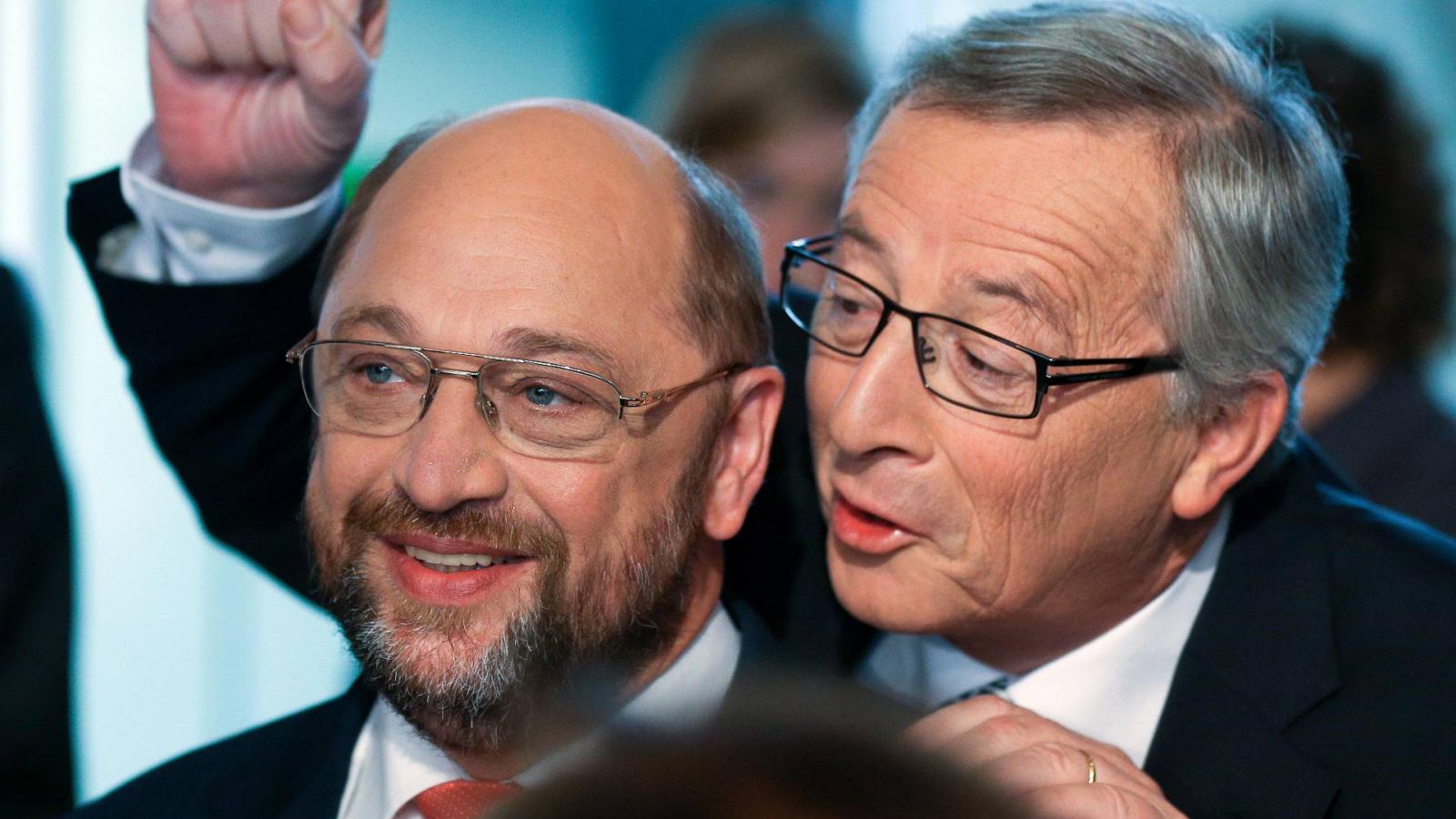 Martin Schulz és Jean-Claude Juncker 2014- ben küzdött meg az elnöki pozícióért