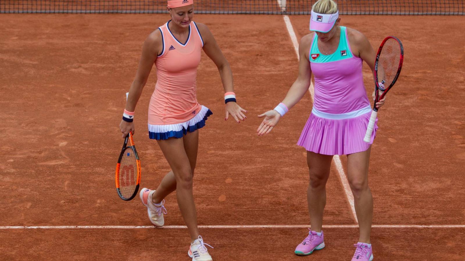 Babos Tímea és Kristina Mladenovic a 2018-as Roland Garroson