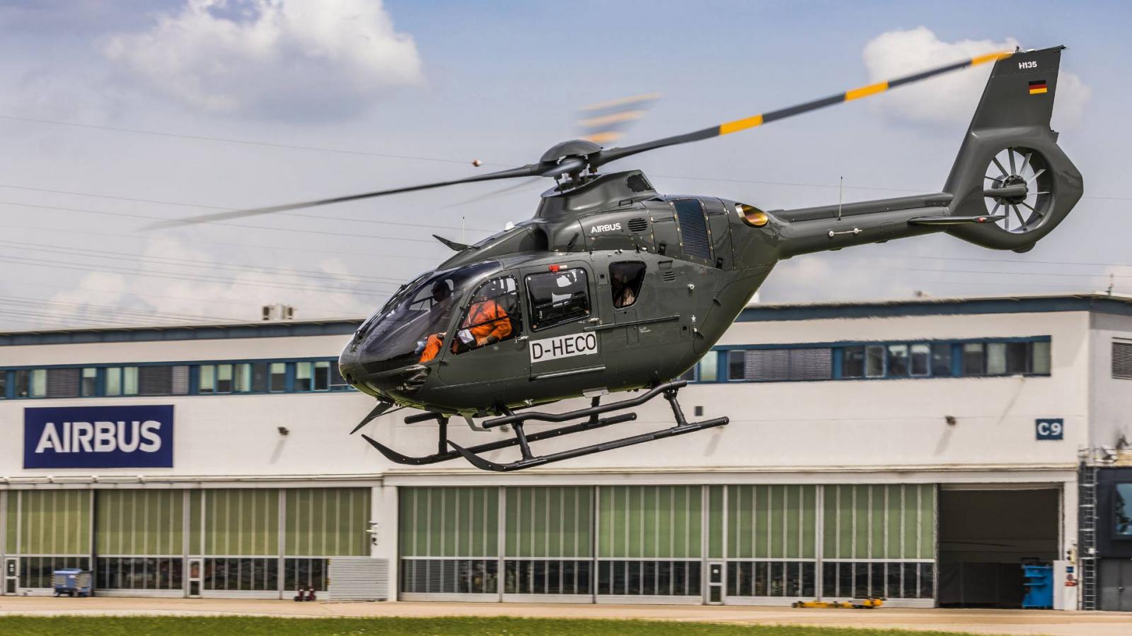 Egy német katonai Airbus H135-ös