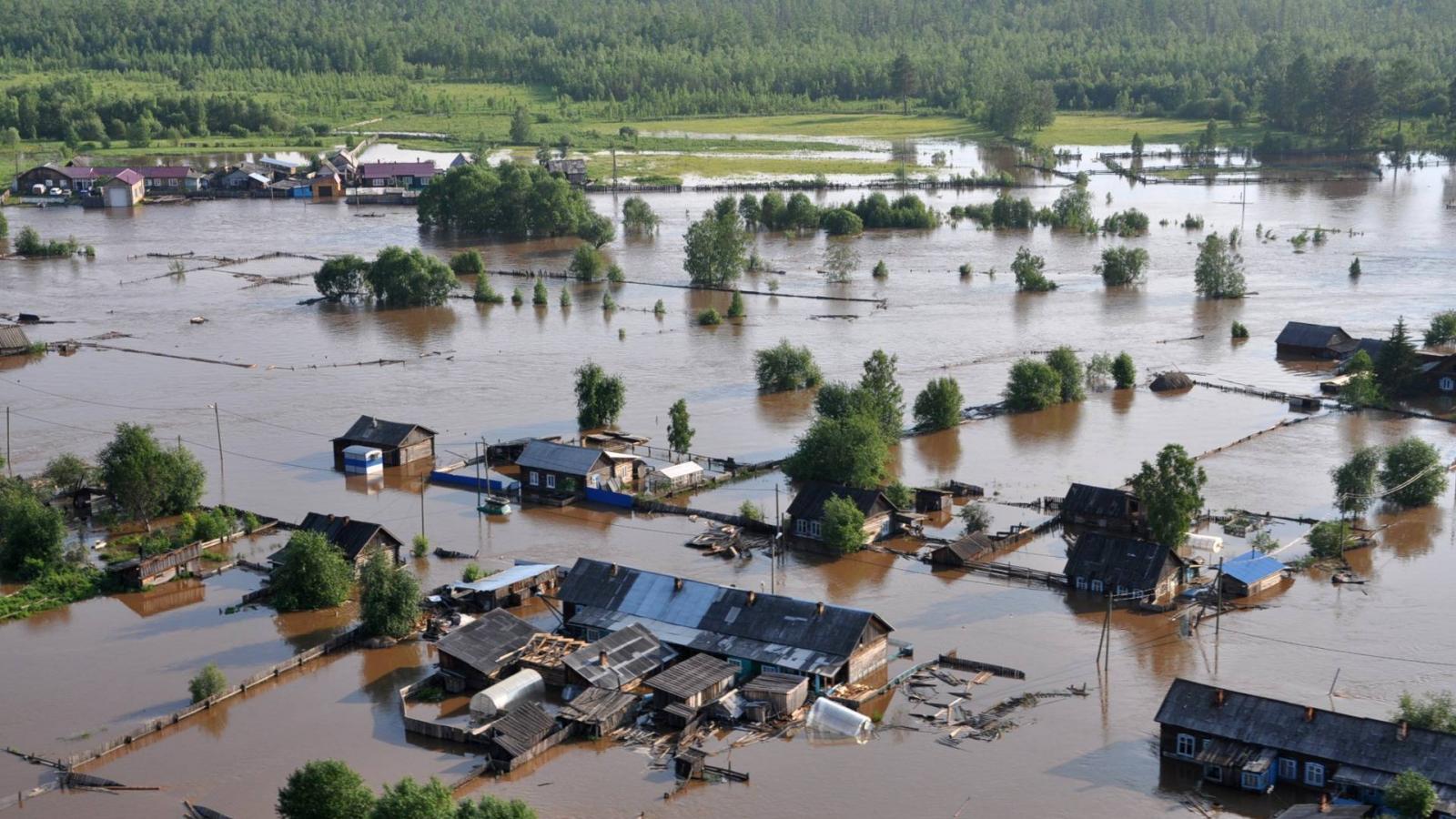 Az Irkutszk régió víz alatt