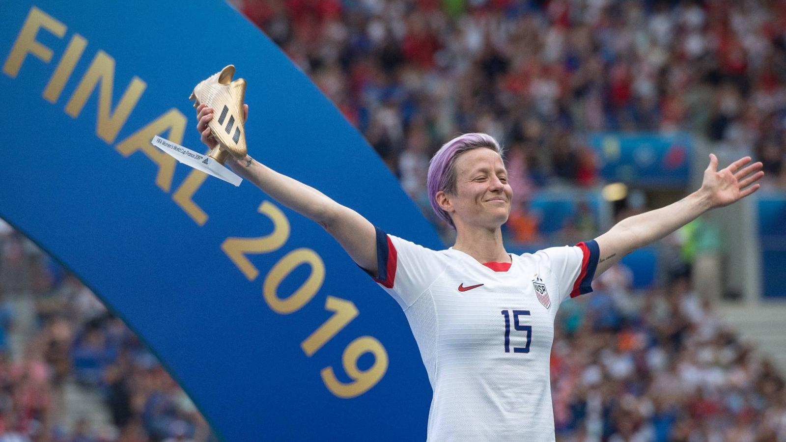 Megan Rapinoe ünnepel