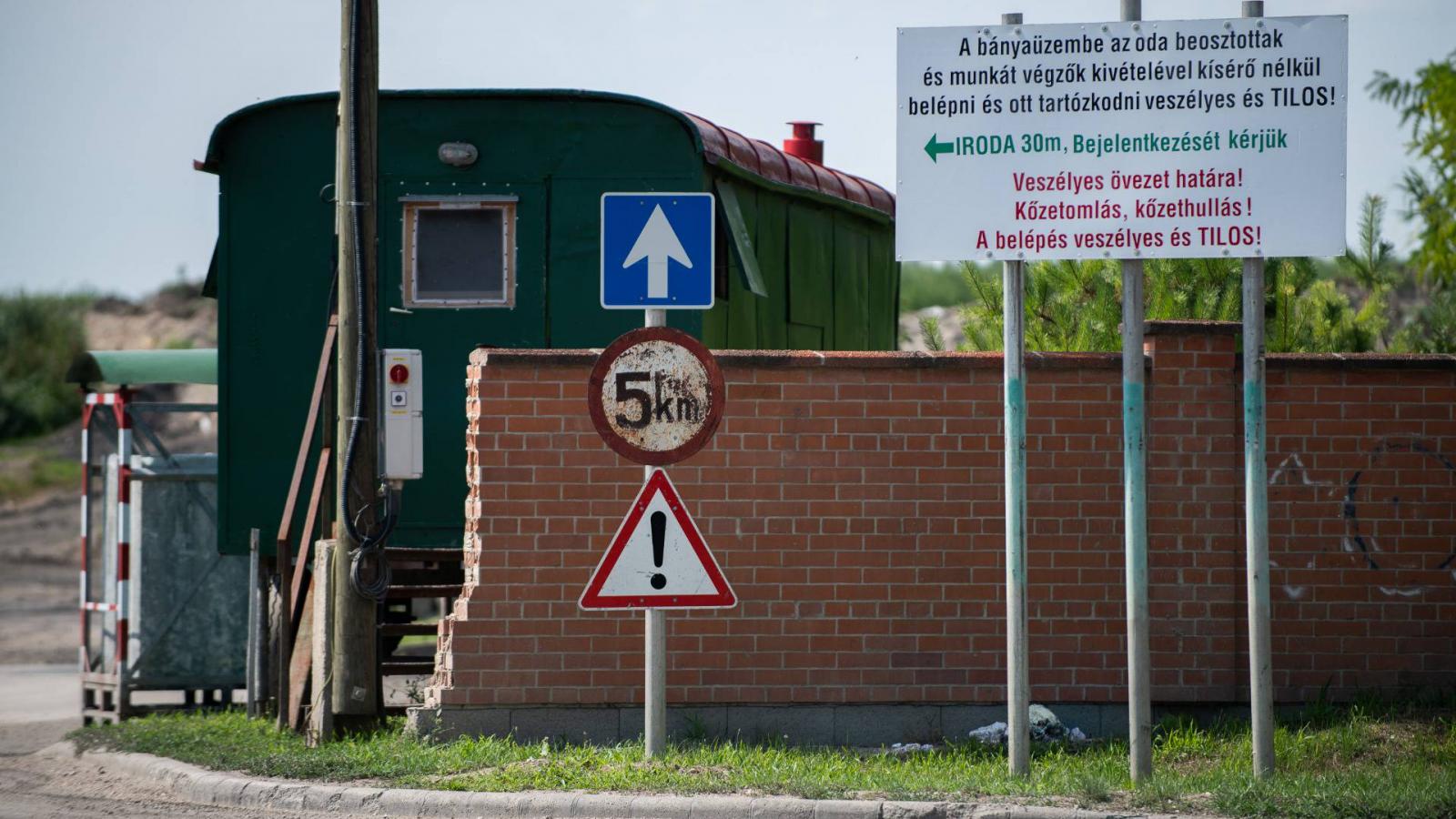 A székesfehérvári telep bejárata