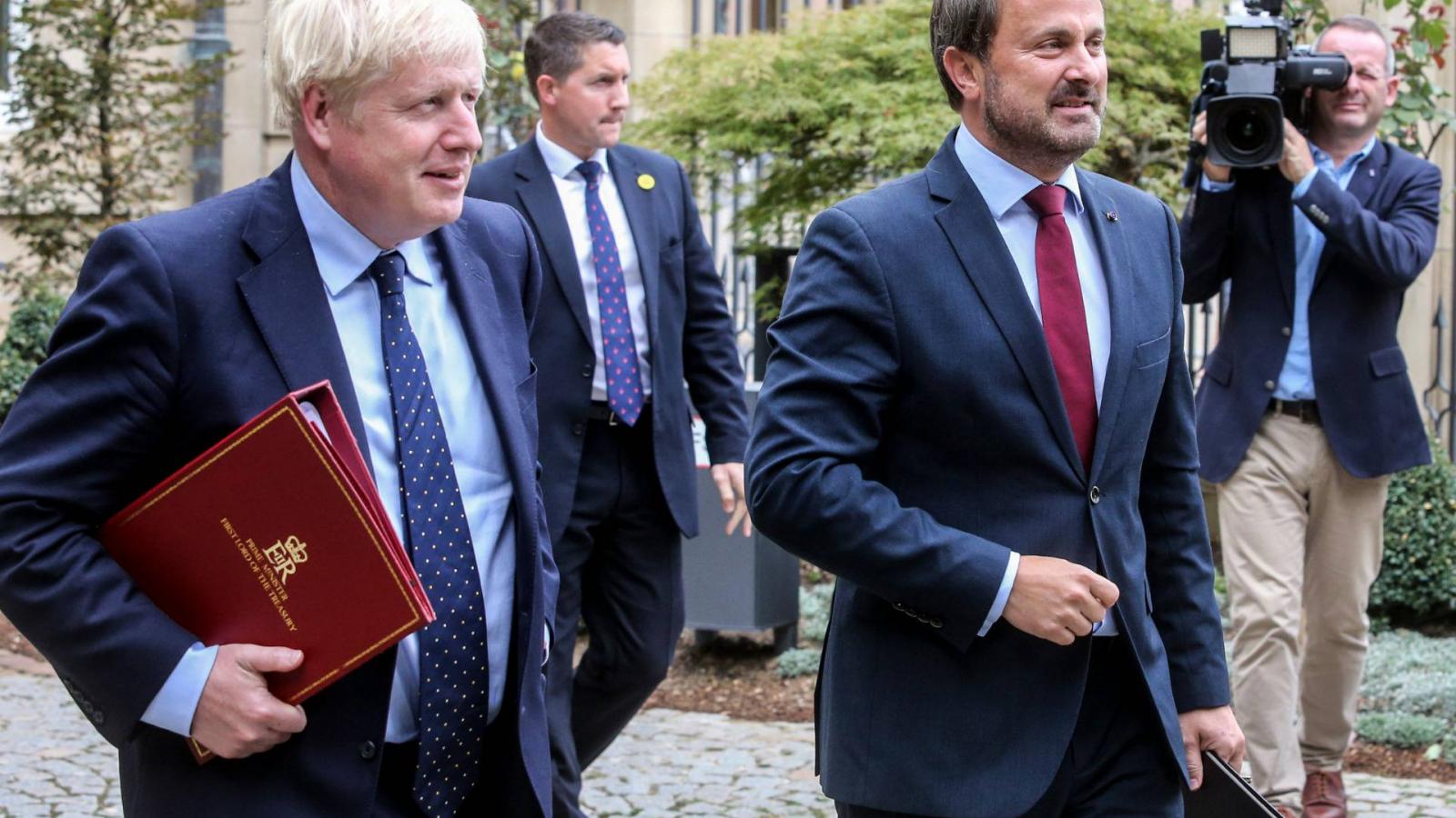 Boris Johnson és Xavier Bettel