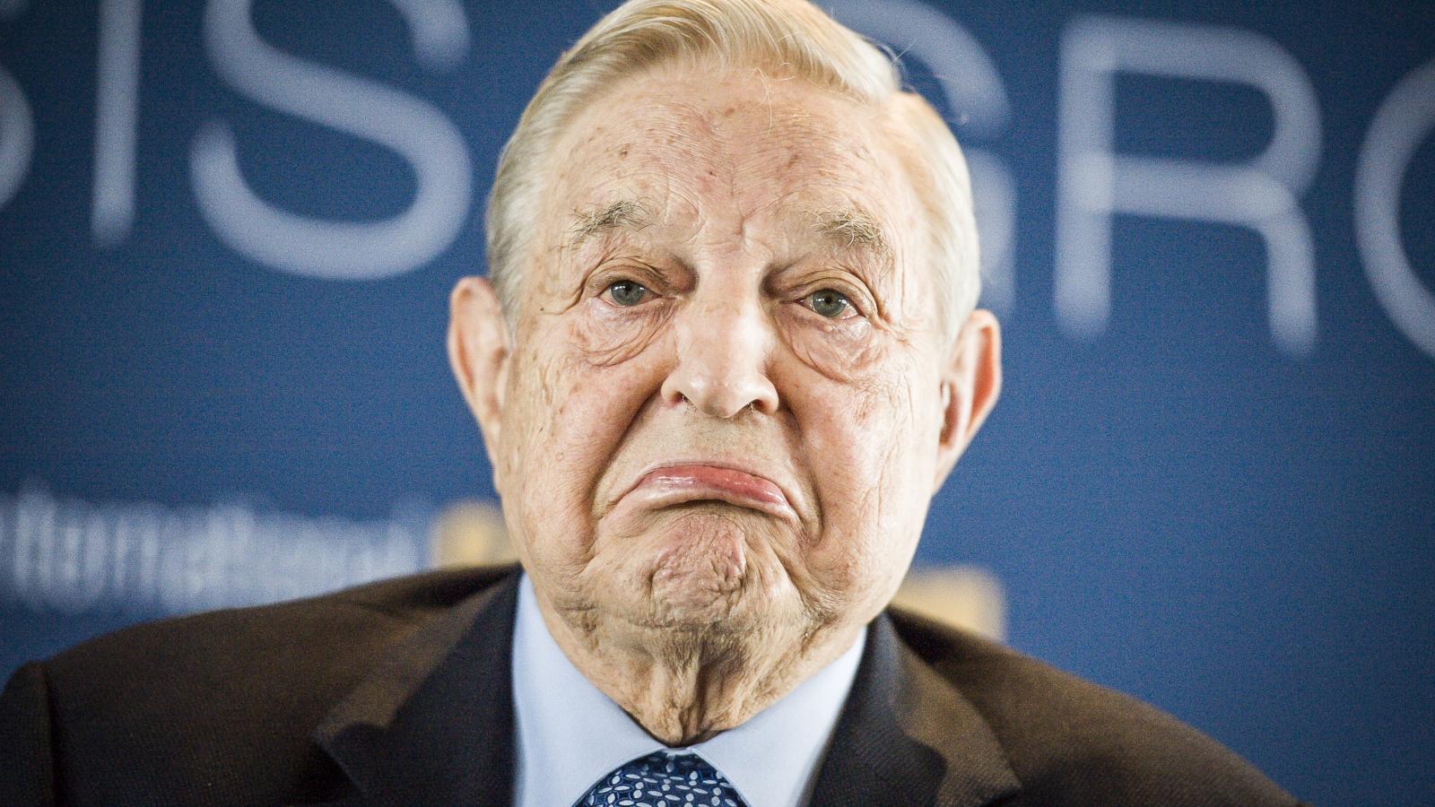 Soros György egy 2014-es, brüsszeli sajtóeseményen