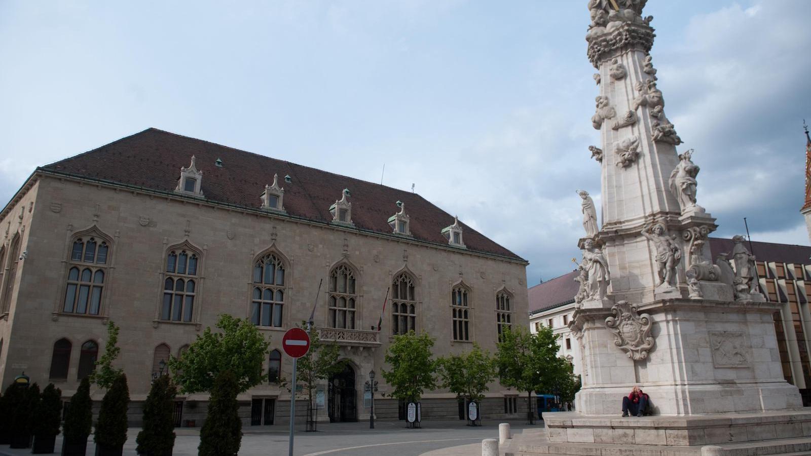 A leendő pénzügyminisztérium épülete a Várban