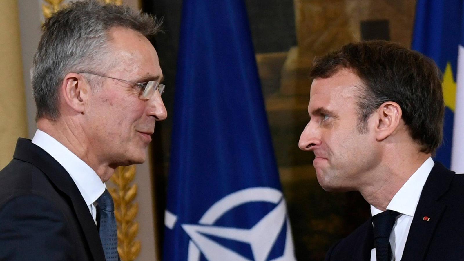 Jens Stoltenberg és Emmanuel Macron Párizsban találkozott