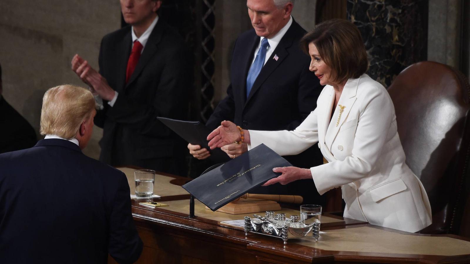 US President Donald Trump delivers the State of the Union address