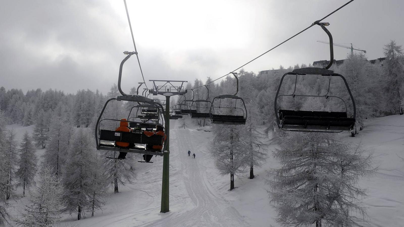 Sífelvonó az olaszországi Sestriere-ben