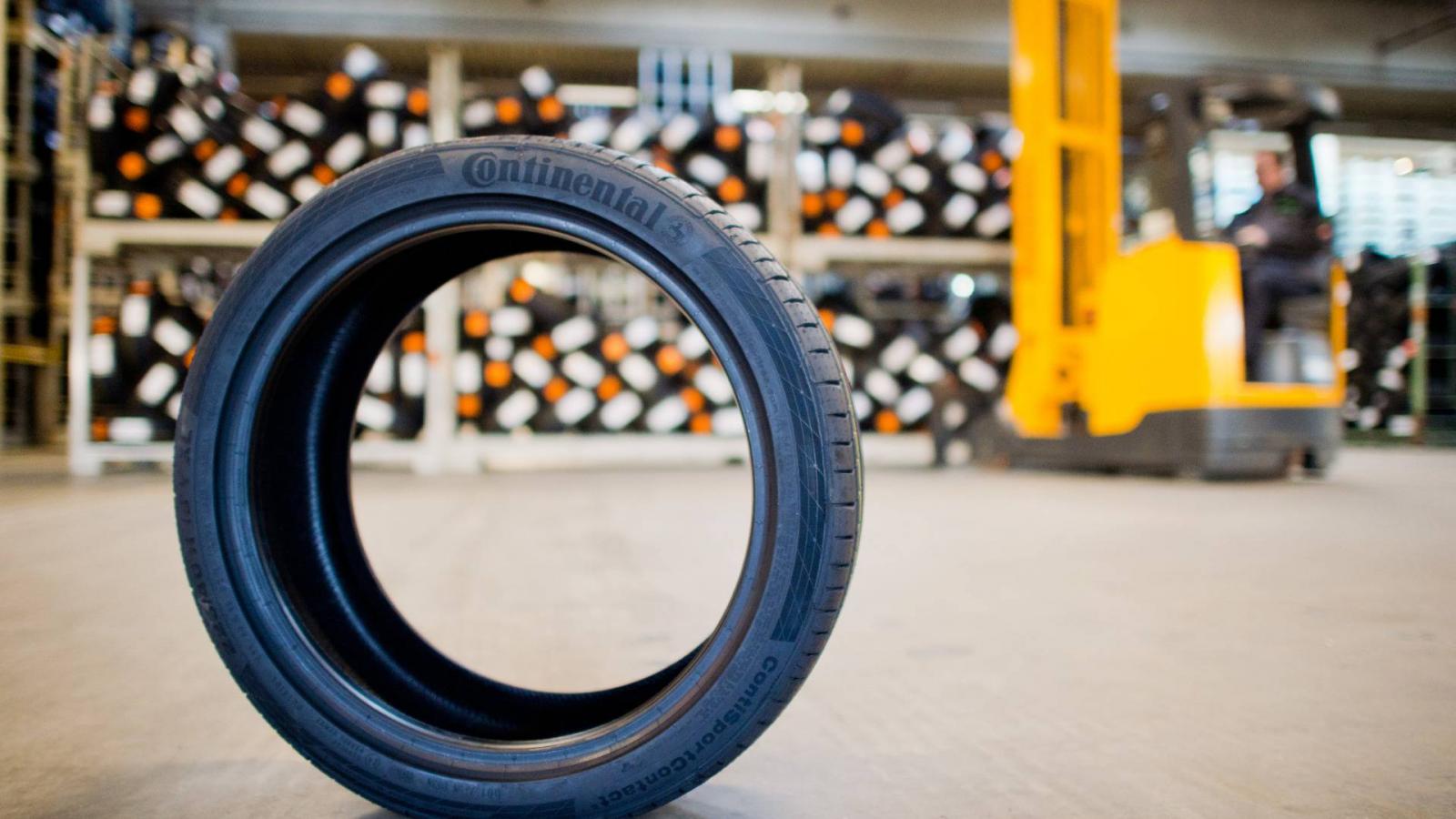 Tire warehouse of Continental