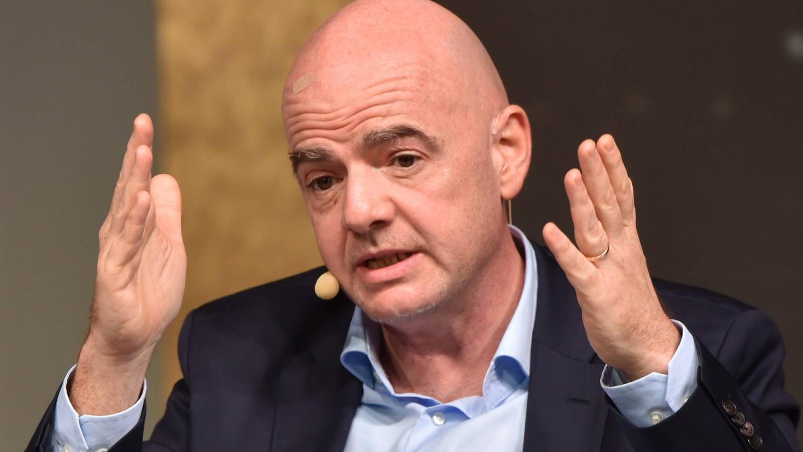 Gianni Infantino, a Nemzetközi Labdarúgó Szövetség (FIFA) elnöke