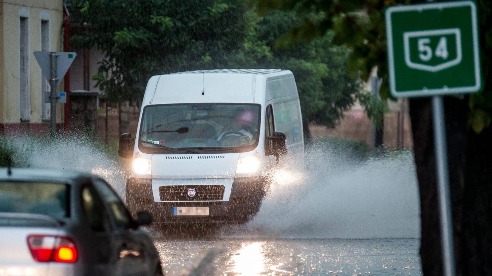 Heves zápor Soltvadkerten augusztus 4-én
