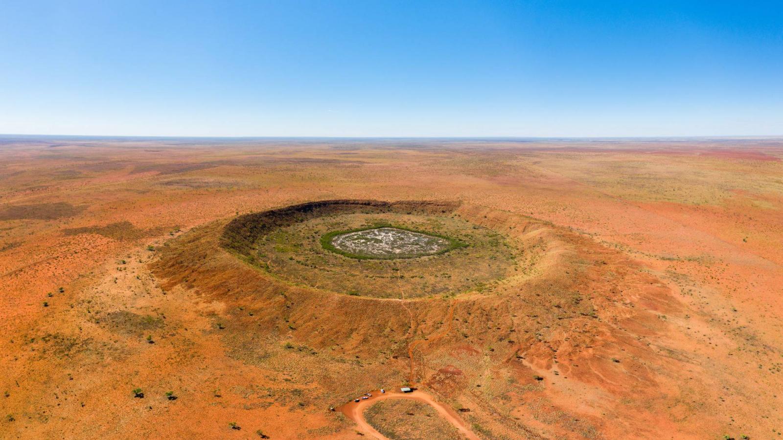 A most felfedezett ráter ötször nagyobb lehet, mint a Wolfe Creek (képünkön), ami az egyik legnagyobb volt idáig