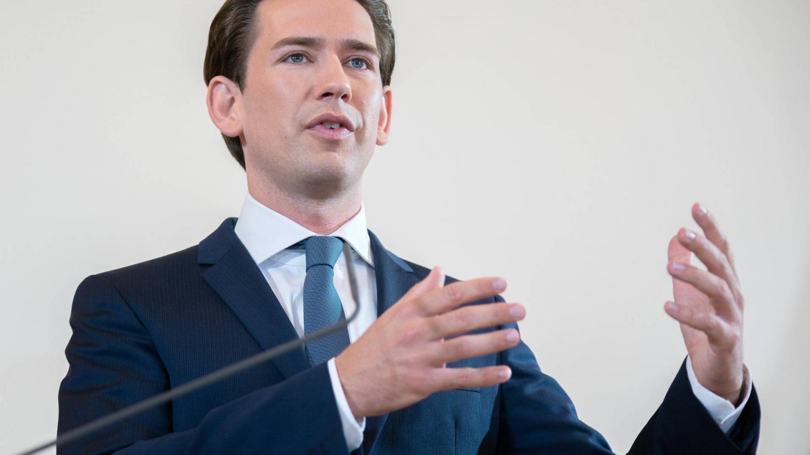 Sebastian Kurz osztrák kancellár