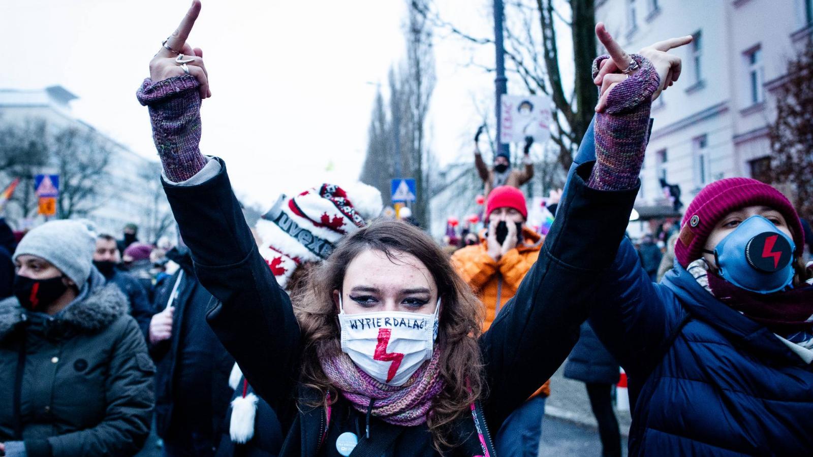 Protest Against The Abortion Ban Introduced In Poland