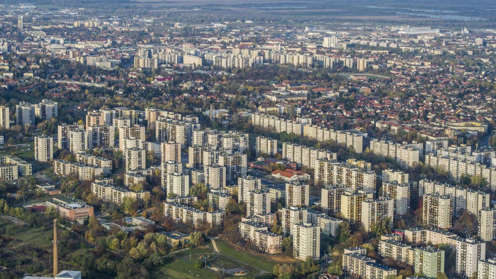 Miskolc madártávlatból.