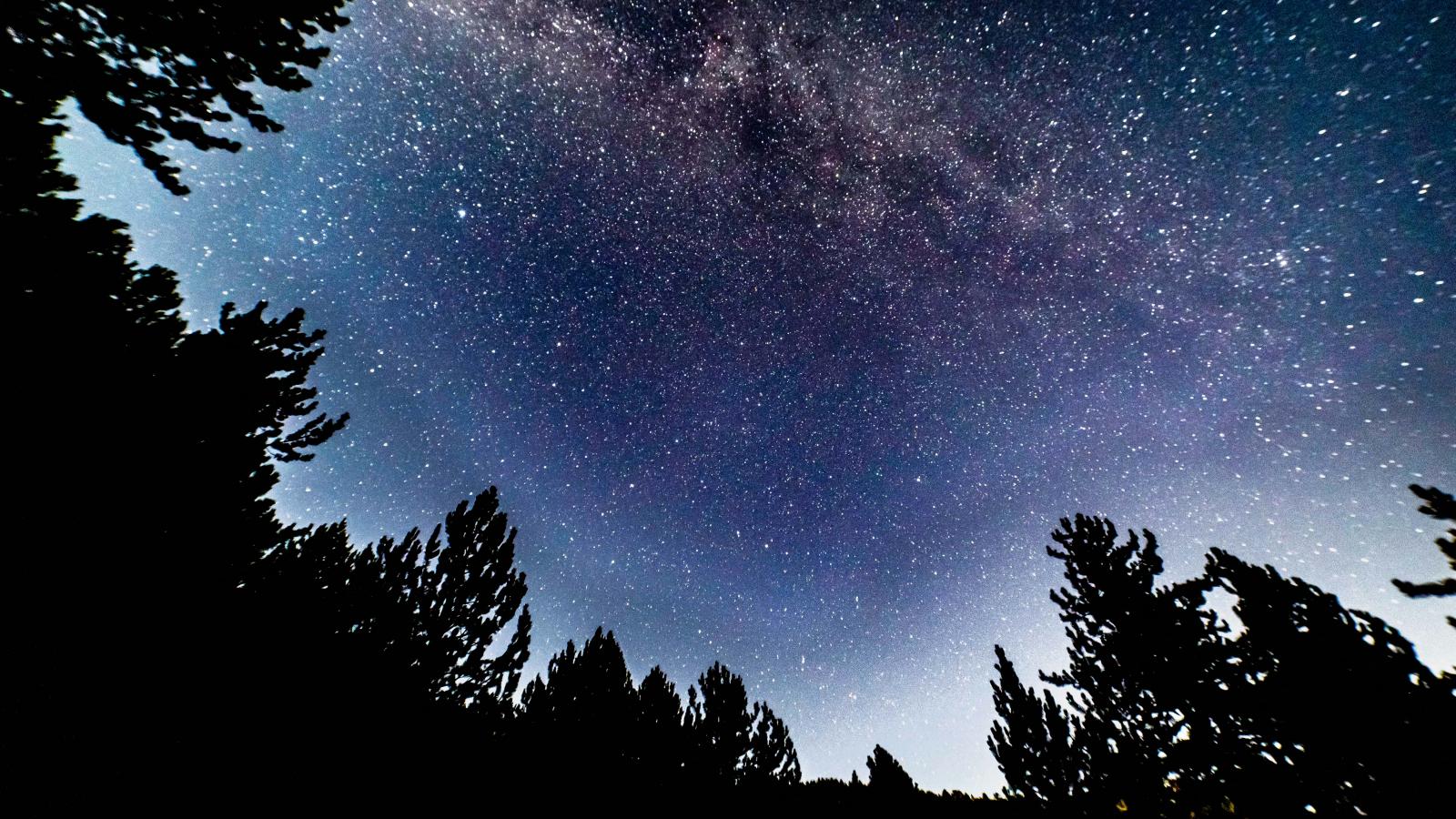 Milky Way At Mount Olympus In Greece