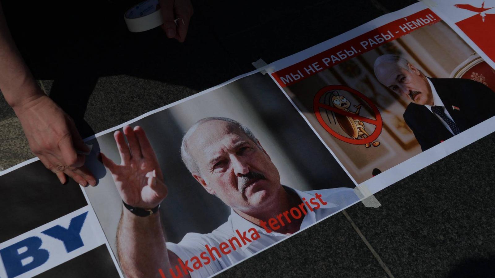 Protest For Free Belarus In Dublin