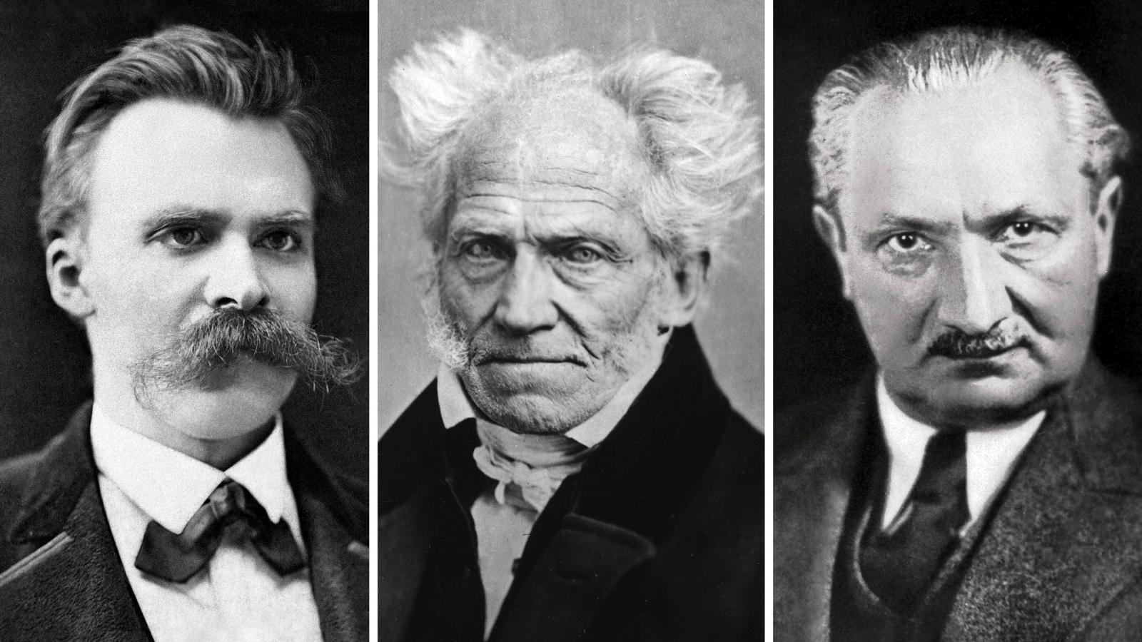 Nietzsche, Schopenhauer, Heidegger 