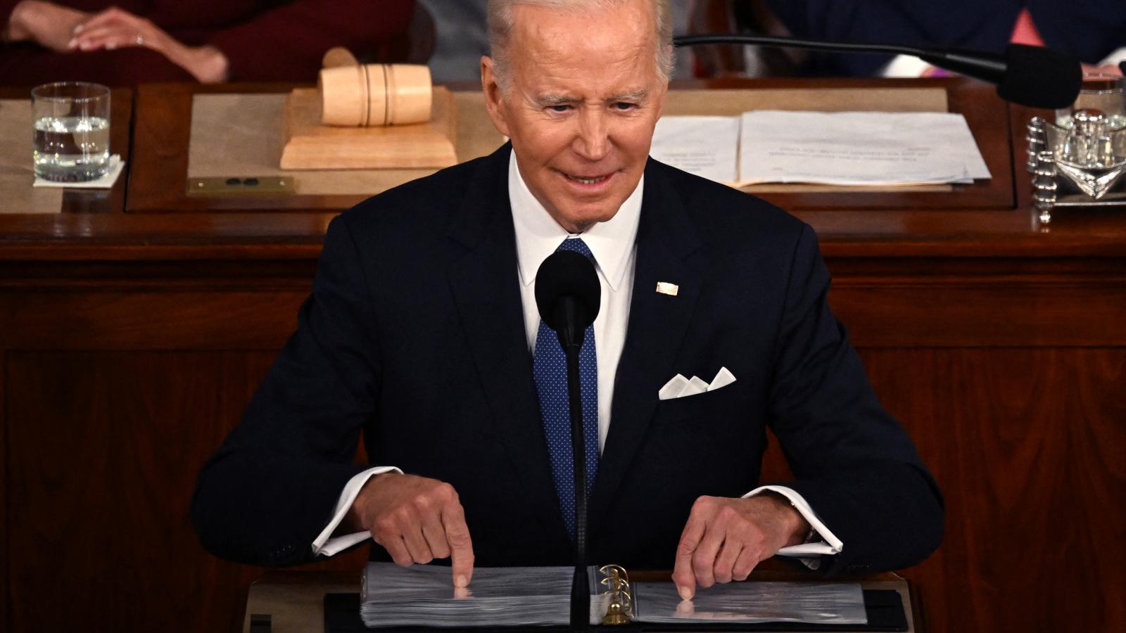 Joe Biden valahol az évértékelő és a kampánybeszéd között