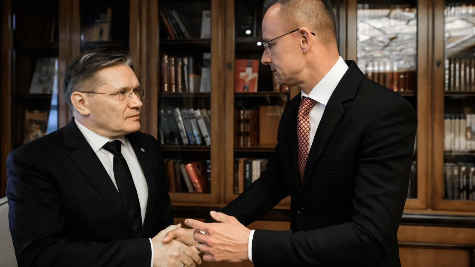 Szijjártó Péter és Alekszej Lihacsov kedden Moszkvában 