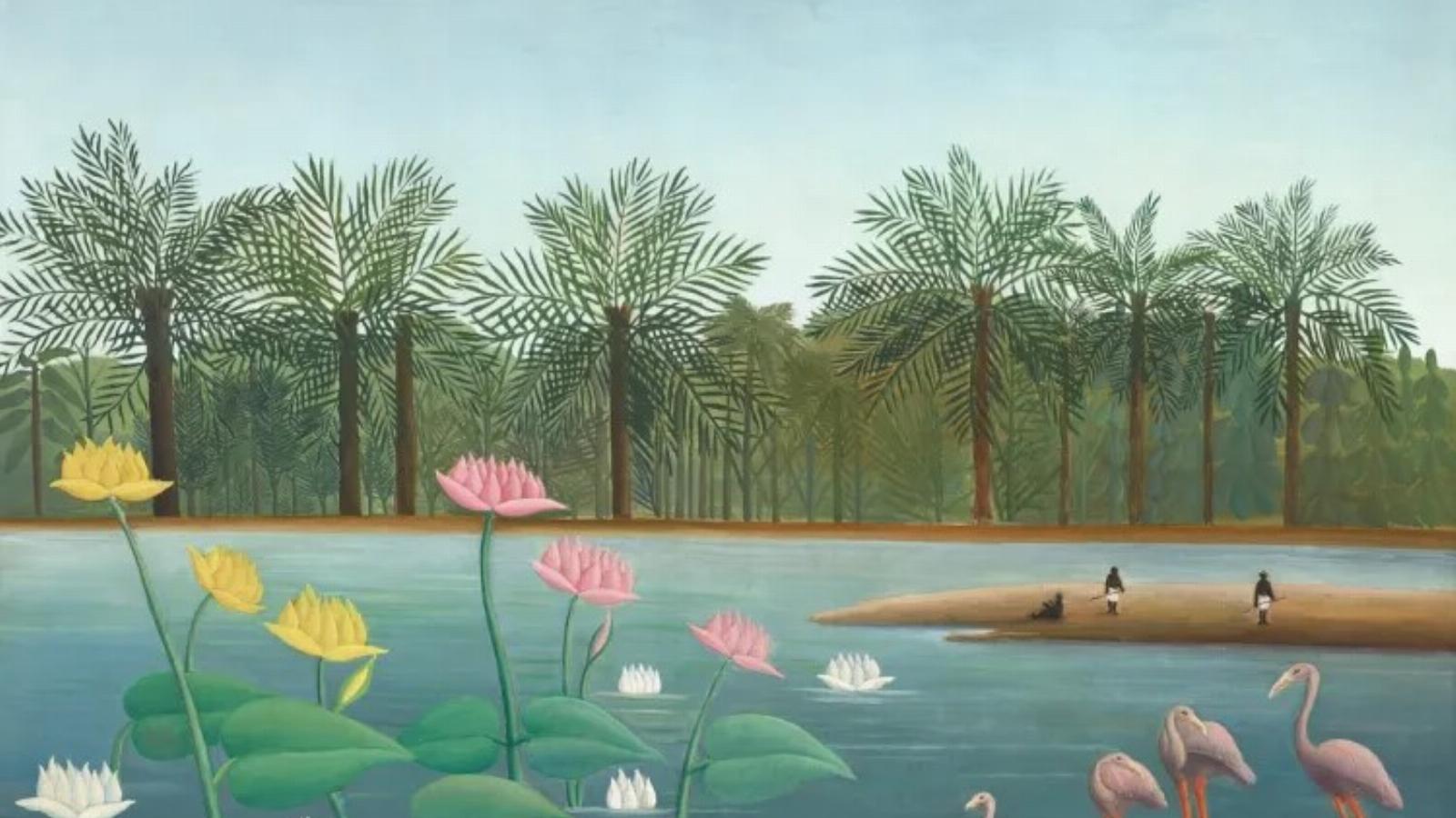 Henri Rousseau  Les Flamants (1910)