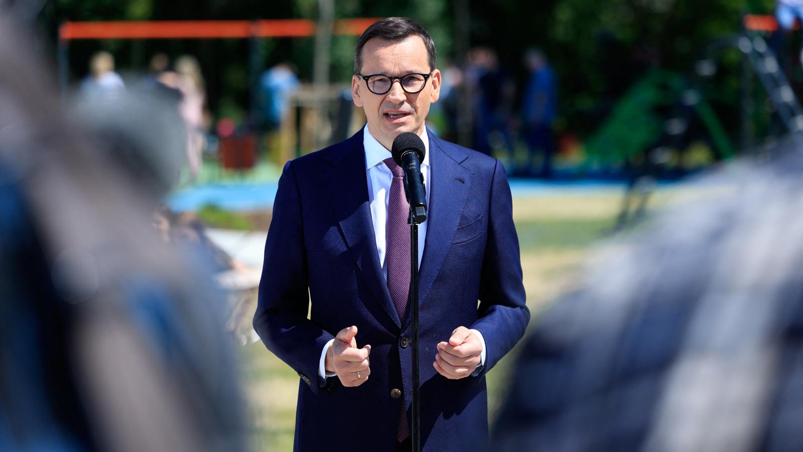 Mateusz Morawiecki lengyel miniszterelnök