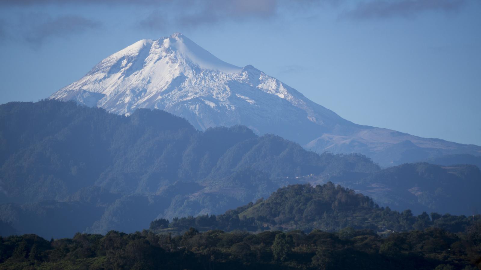 A Pico de Orizaba, Mexikó legmagasabb hegycsúcsa