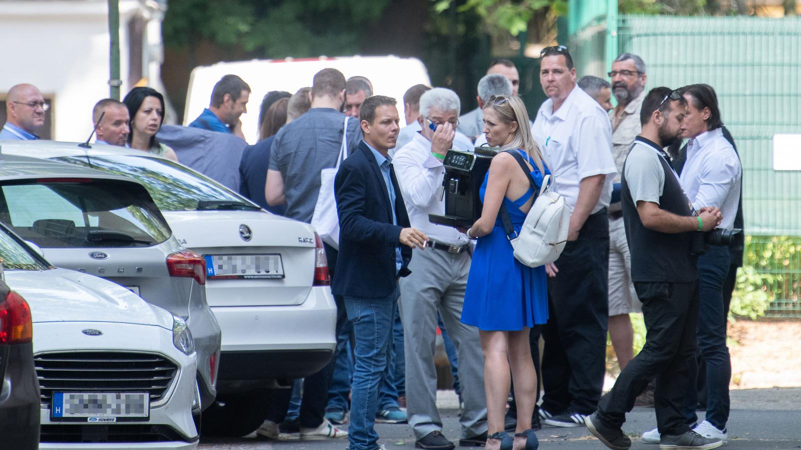 Szabó Gábor (középen) a Jobbik tavaly júliusi tisztújításakor