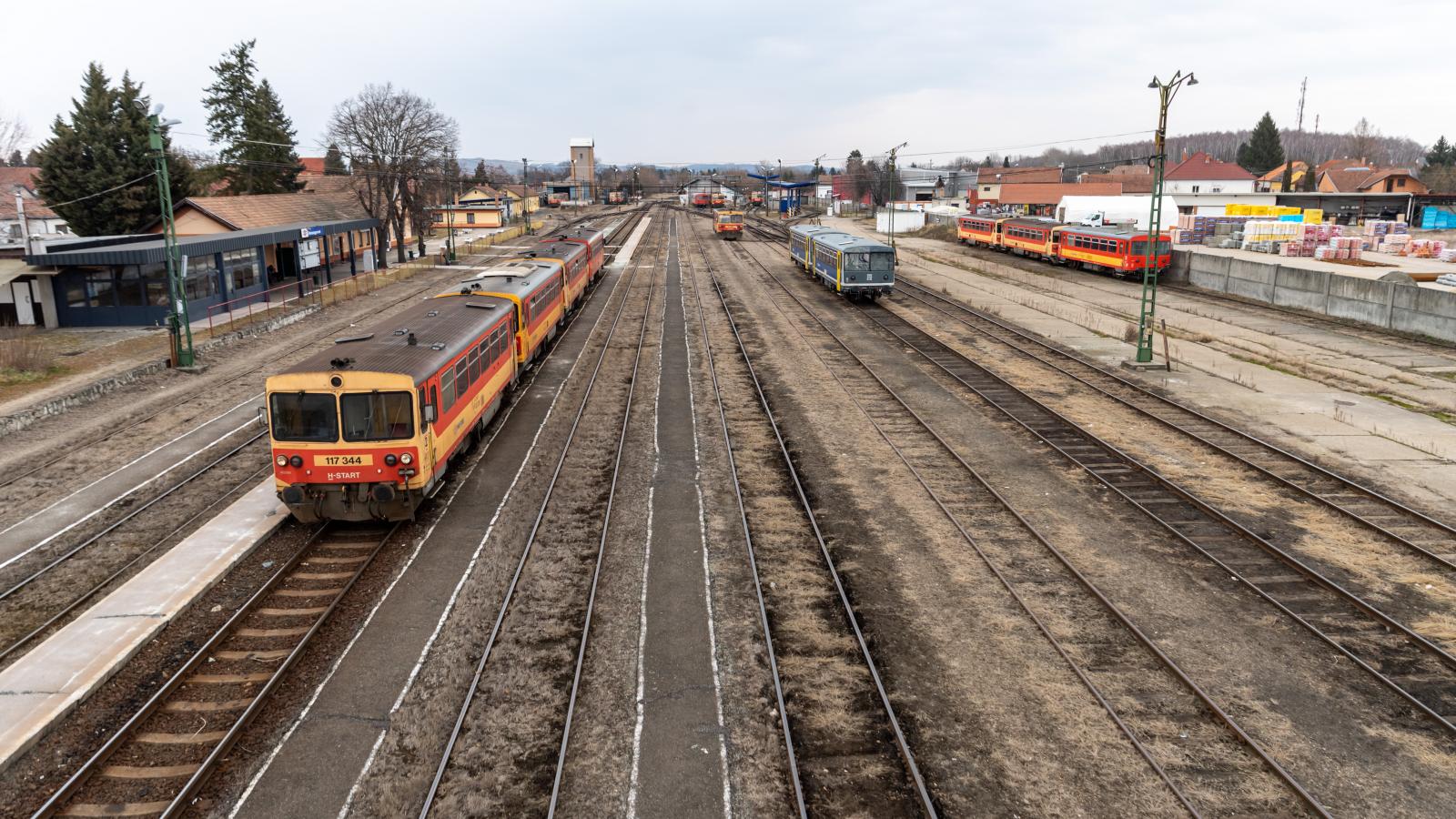 A balassagyarmati pályaudvar - képünk illusztráció