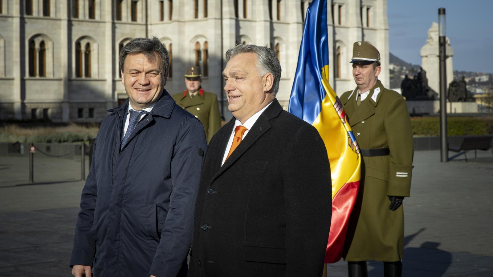 Dorin Recean, Moldova miniszterelnöke és Orbán Viktor