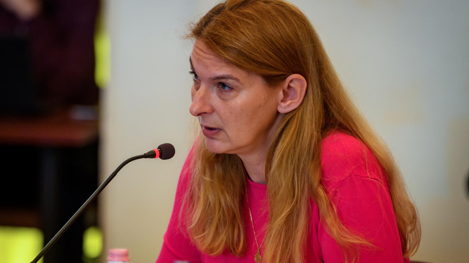 Baranyi Krisztina a Fővárosi Közgyűlésben