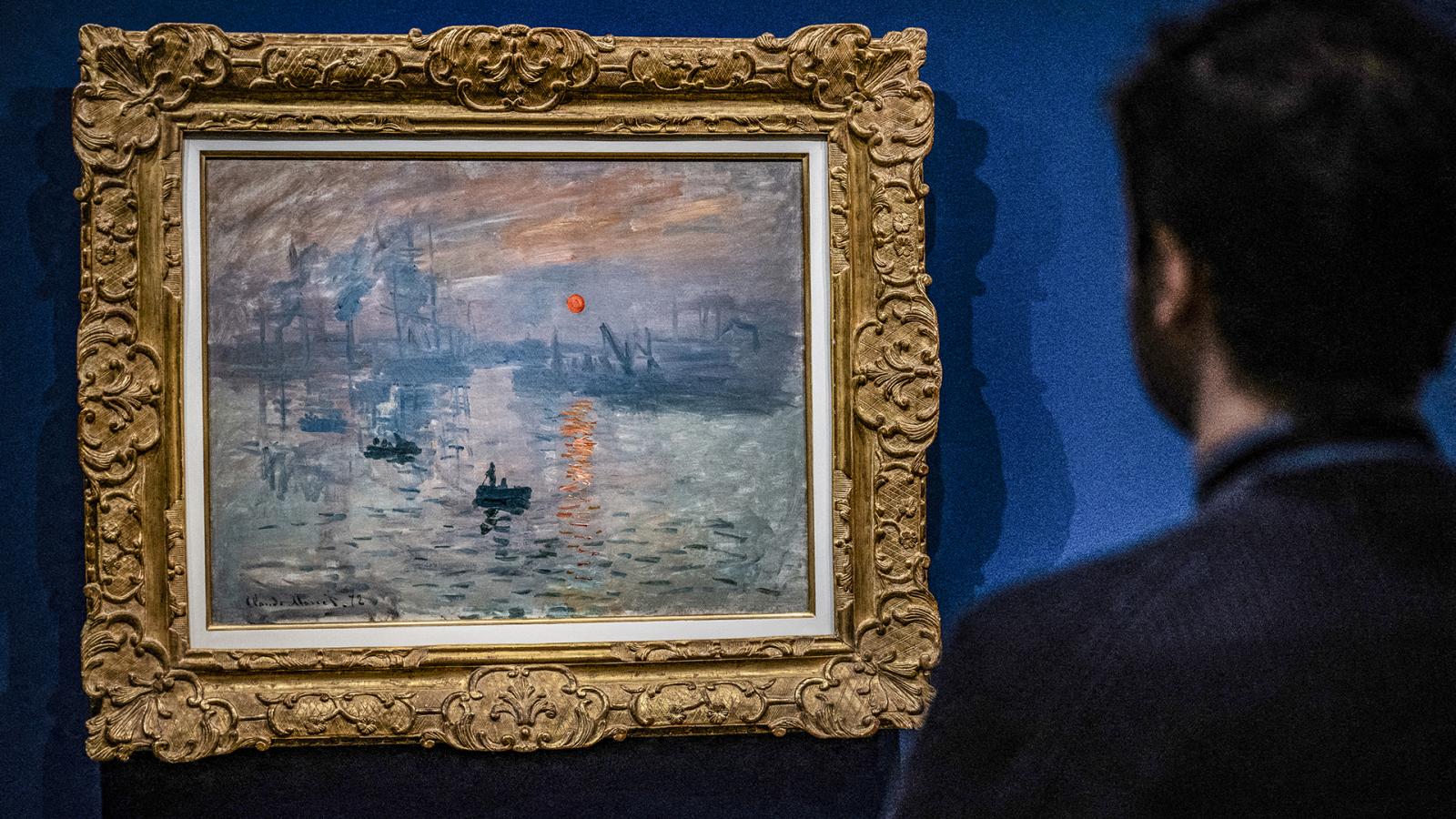 Az impresszionizmus
névadó
képe, Claude
Monet Impresszió. Napkelte
című alkotása