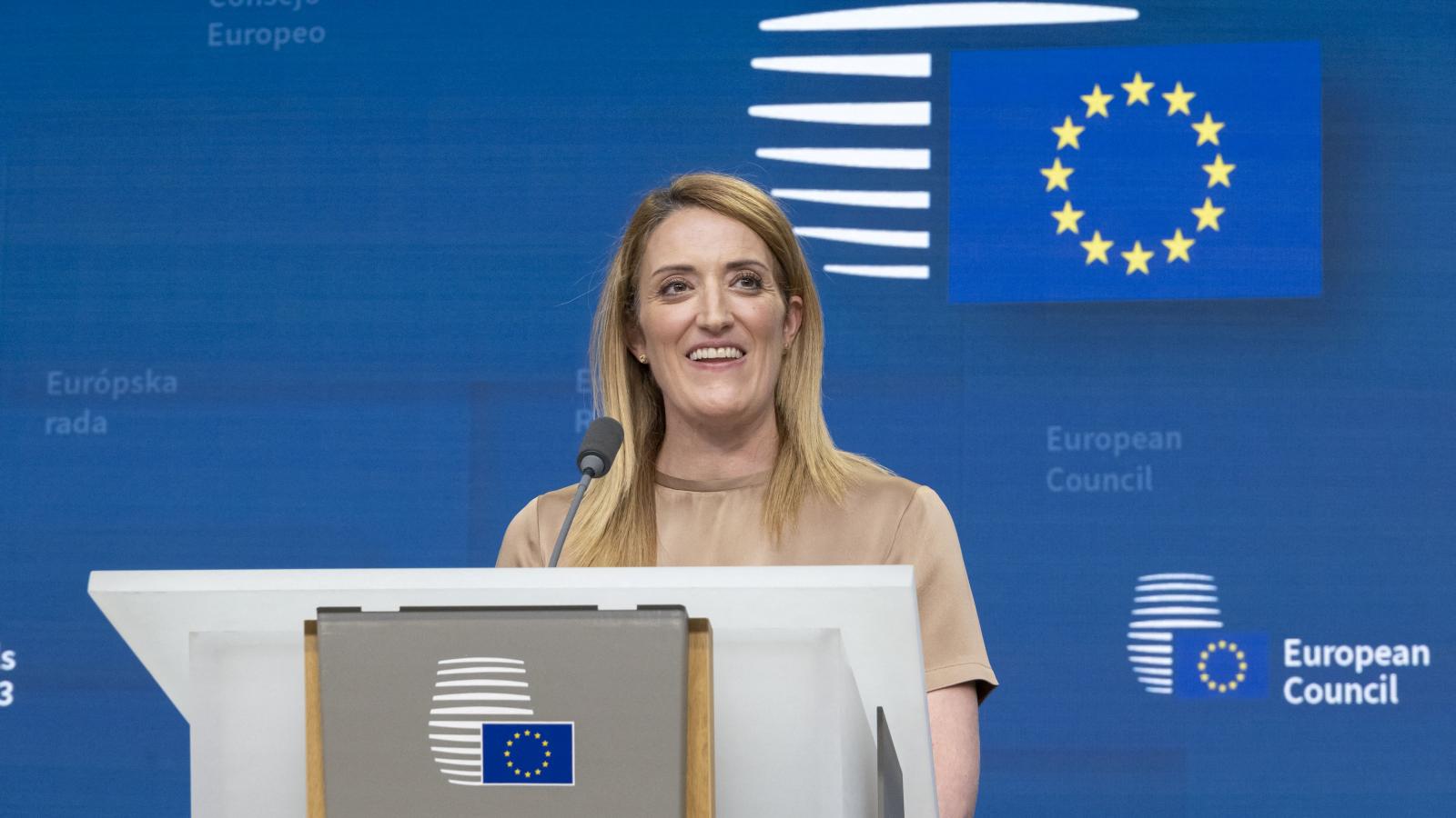 Roberta Metsola, az Európai Parlament elnöke