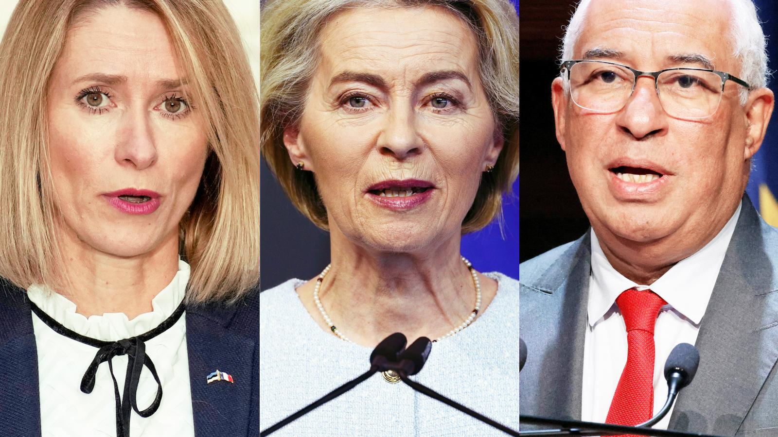 Kaja Kallas, Ursula von Der Leyen és Antonio Costa lehet a három befutó