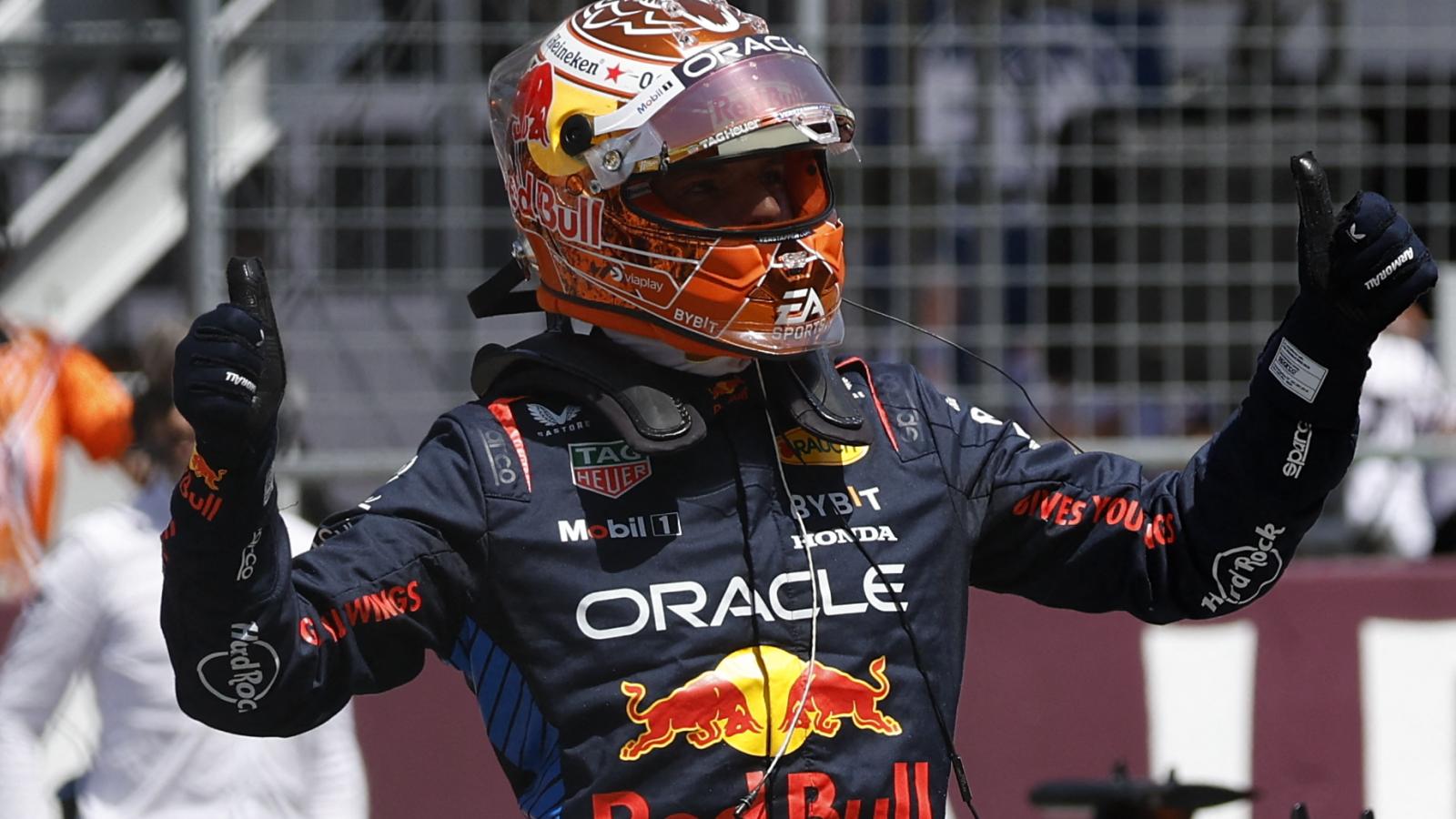 Max Verstappen a Forma-1-es Osztrák Nagydíj szombati sprintfutama után