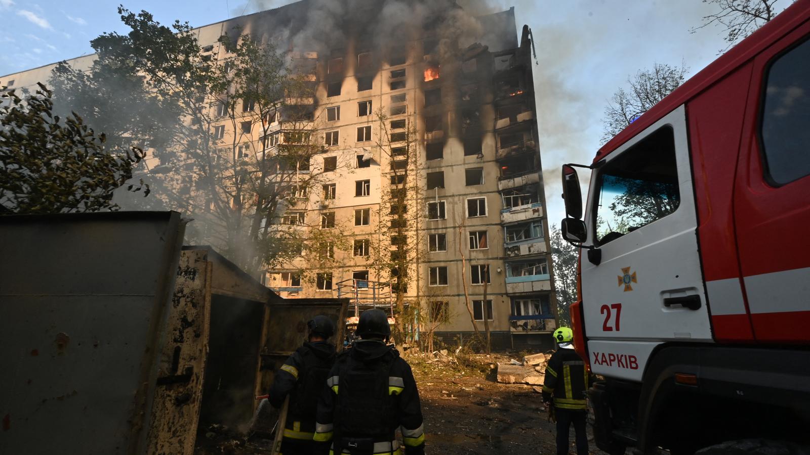 Mentés a pénteki harkivi támadás után