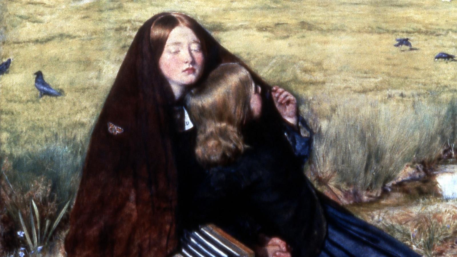 John Everett Millais A vak lány című alkotása mellett frissen vágott fű illatát lehet érezni