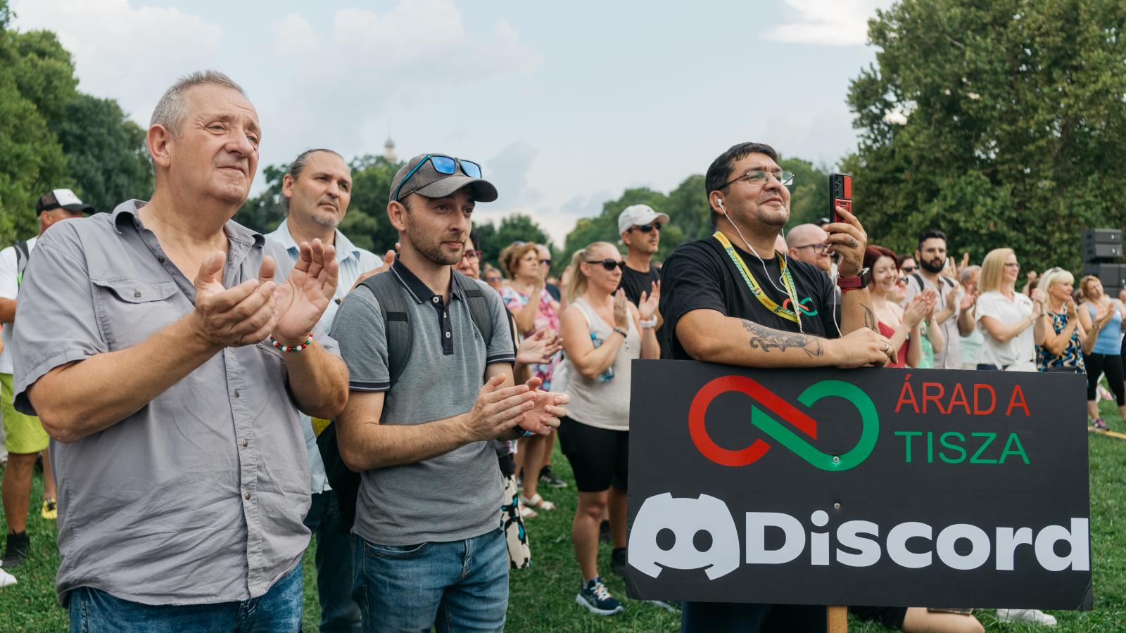 Az első TISZA piknik a Margit-szigeten 2024. augusztus 20-án 