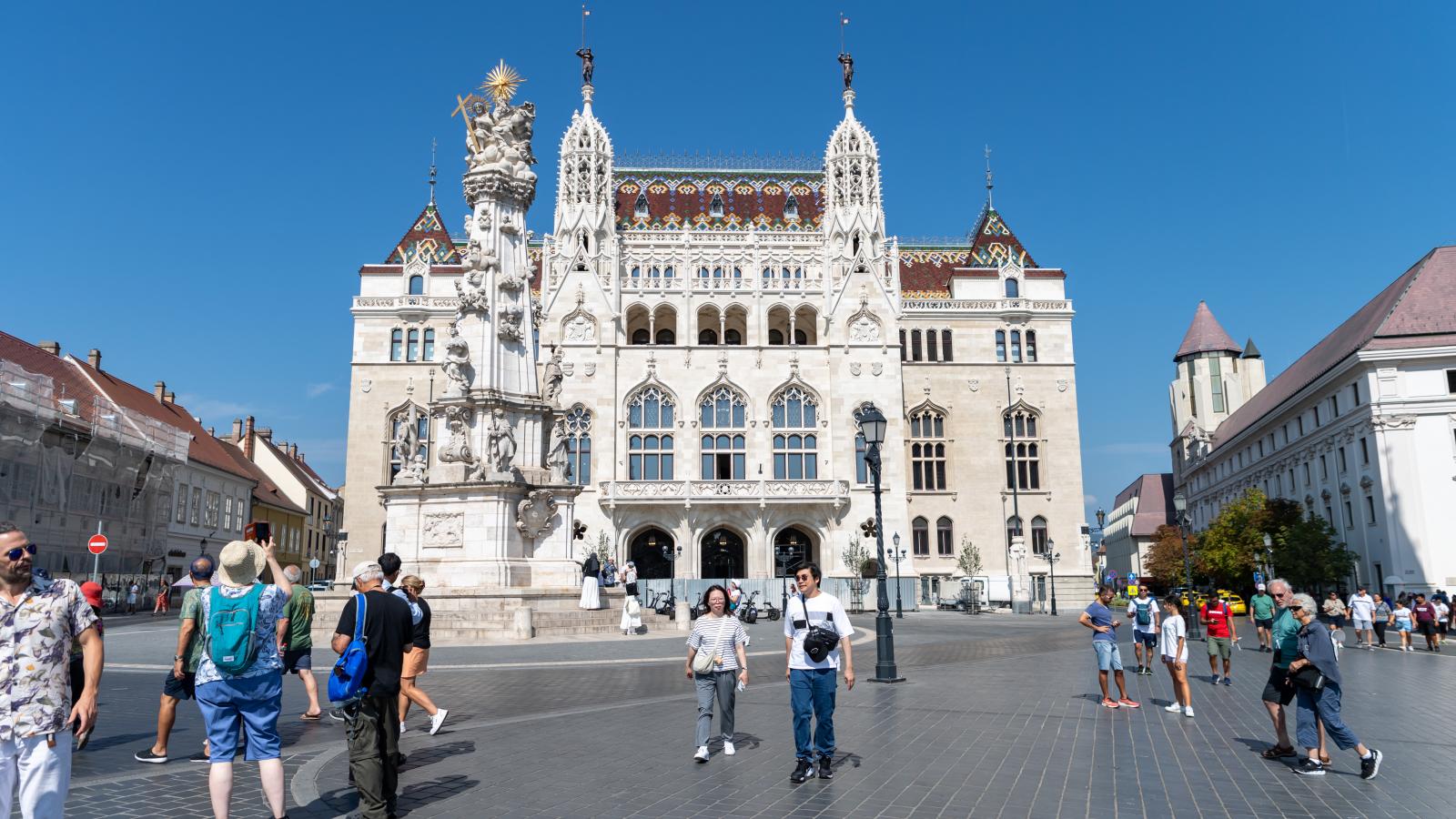 A Pénzügyminisztérium új épülete a Budai Várban. 