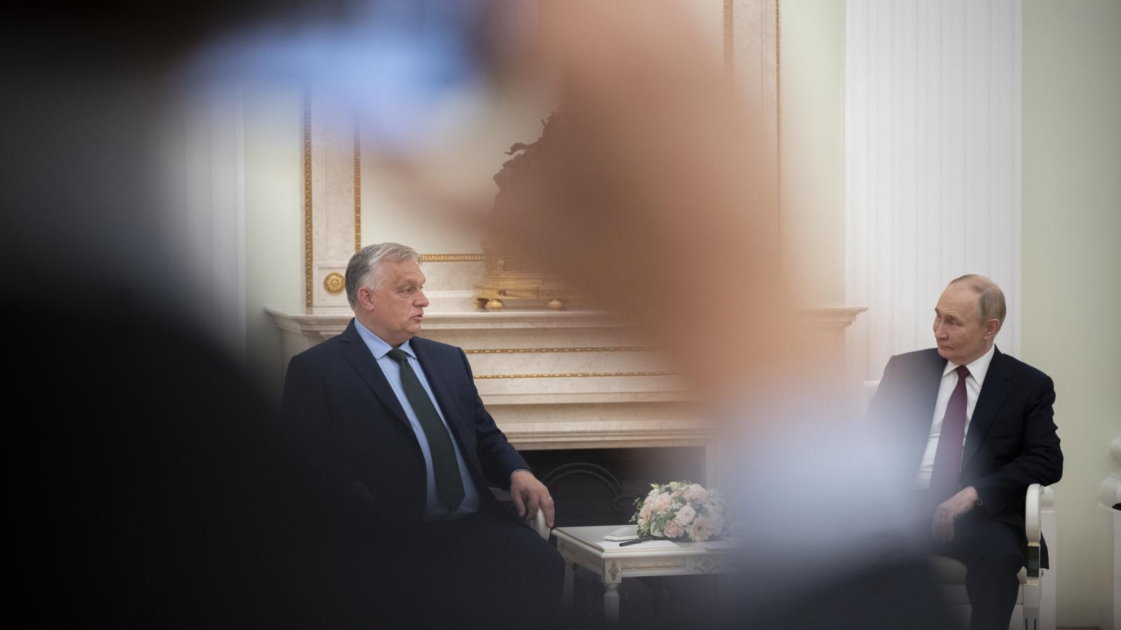 Orbán Viktor és Vlagyimir Putyin Moszkvában július 5-én 