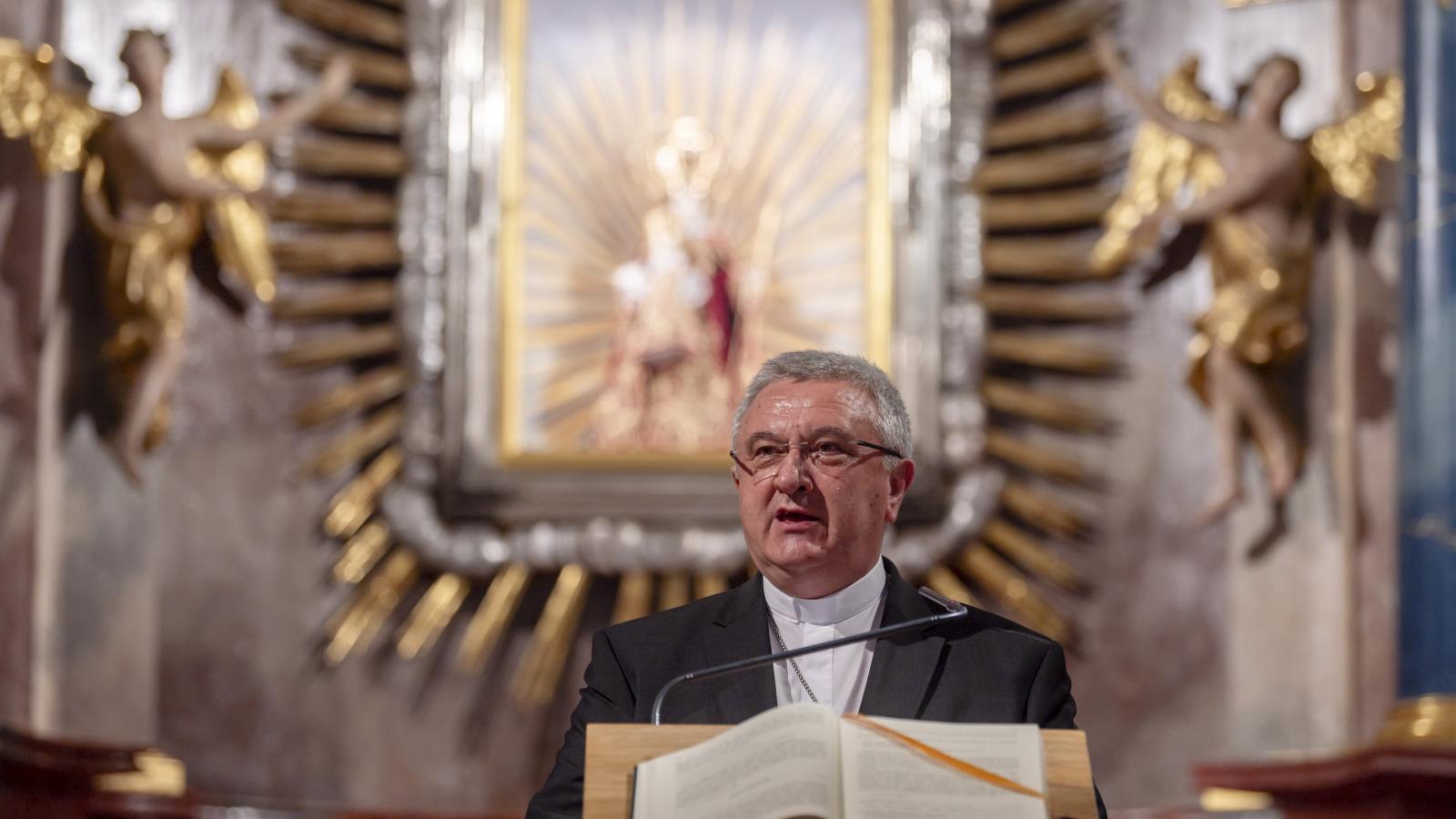 Veres András püspök, a Magyar Katolikus Püspöki Konferencia elnöke