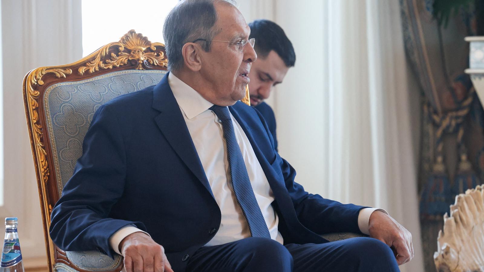 Szergej Lavrov Katarban február 26-án 